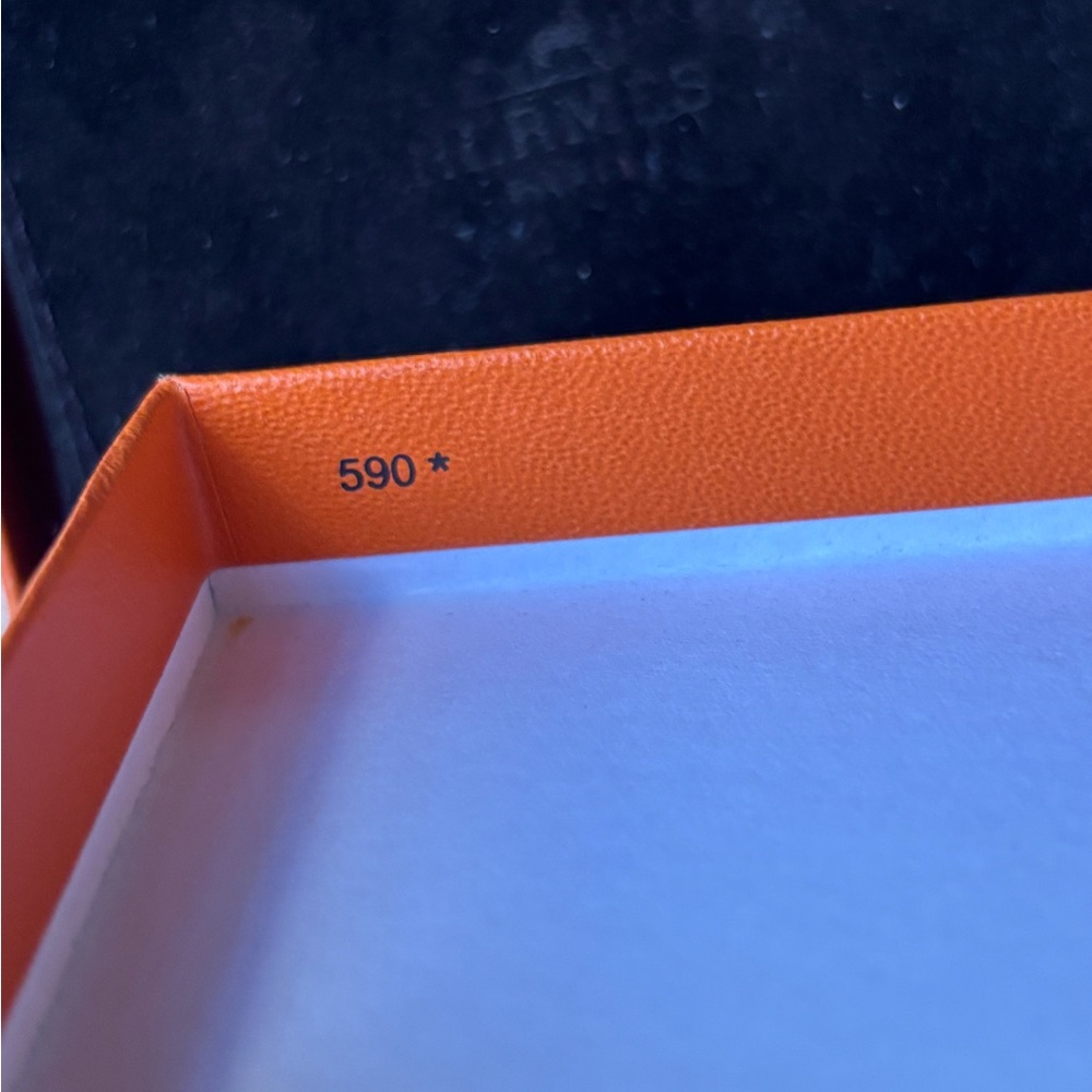 Gold and Black Hermes H Clic Bracelet - Picture 7 of 10